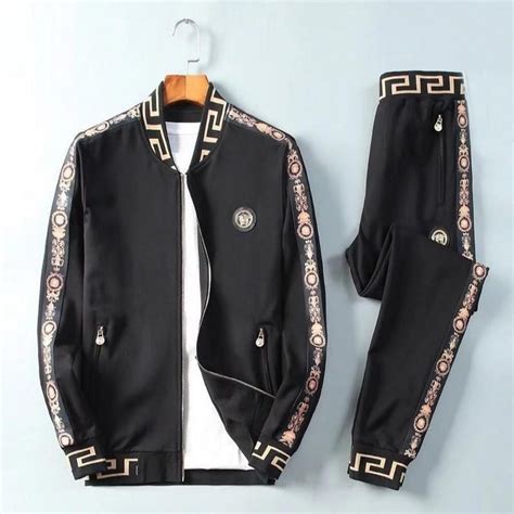 versace mens jacket|versace tracksuit men's price.